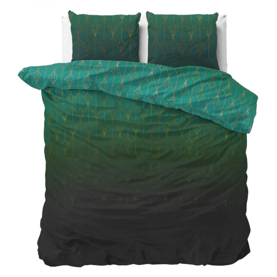 Dekbedovertrek Bowen - Eenpersoons (140x200 Cm) - Meerkleurig Polyester-katoen - - Sleeptime Elegance - Dekbed-Discounter.nl afbeelding 