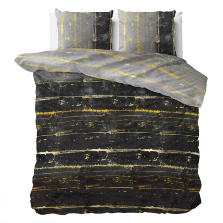 Dekbedovertrek Scratchy - Lits-Jumeaux (240x220 Cm) - Meerkleurig Polyester-katoen - - Sleeptime Elegance - Dekbed-Discounter.nl afbeelding 