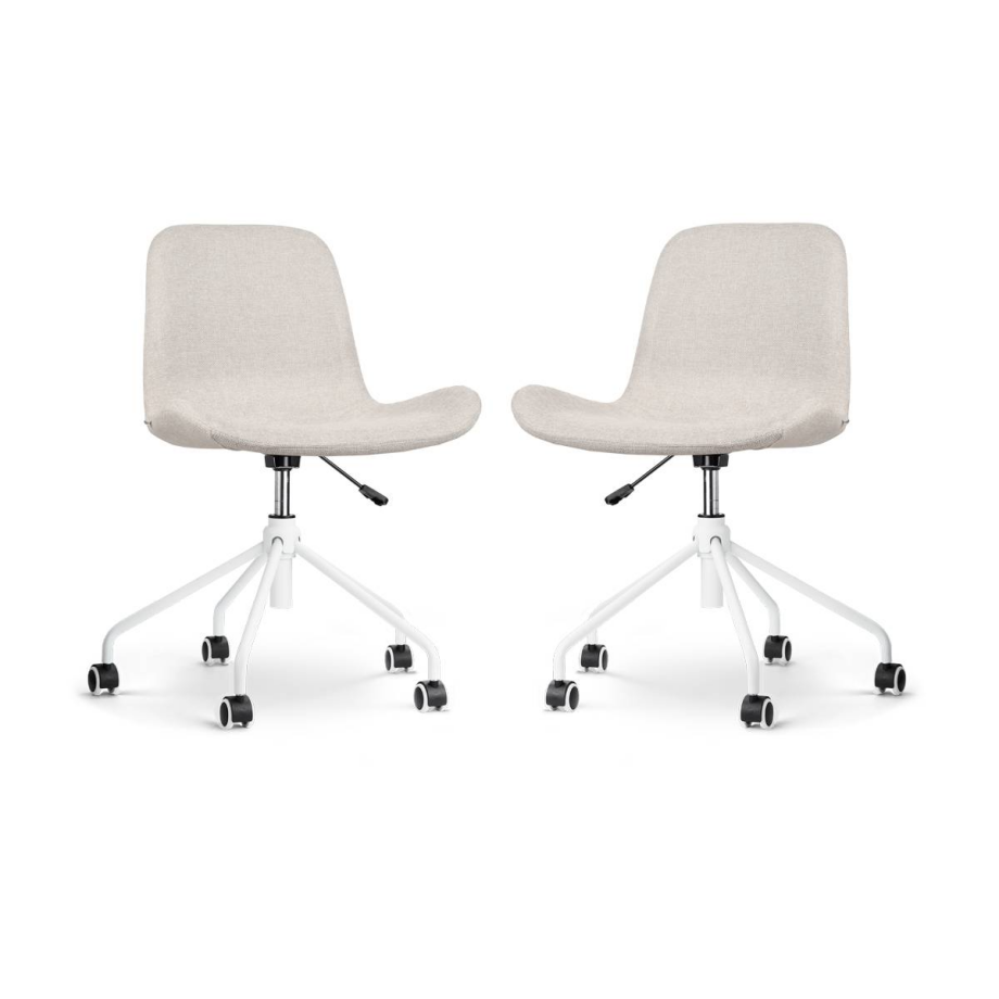 Set van 2 bureaustoelen Nout-Fé | Nolon Set van 2 bureaustoelen Nout-Fé | Nolon afbeelding 1