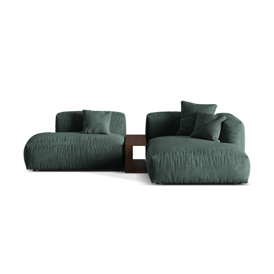 Hoekbank Martina rechts velvet | Micadoni afbeelding 1