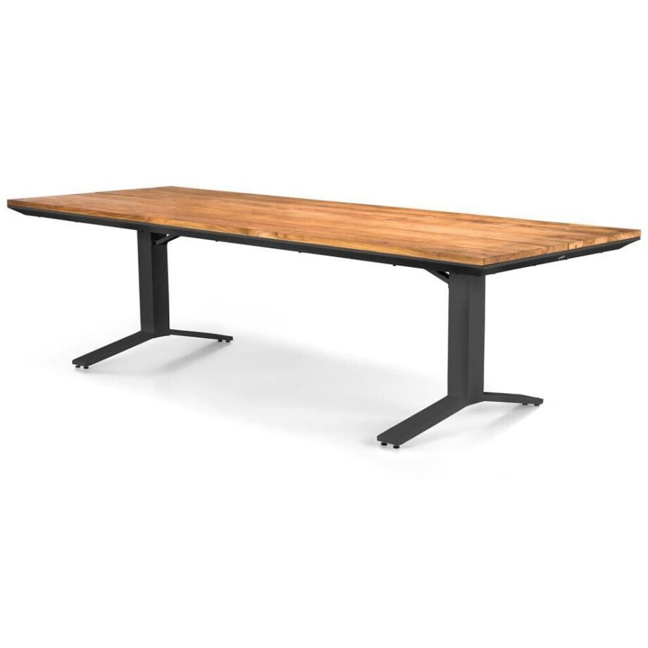 SUNS Tuintafel Stockholm Matt Royal Grey 220 x 100 cm afbeelding 1