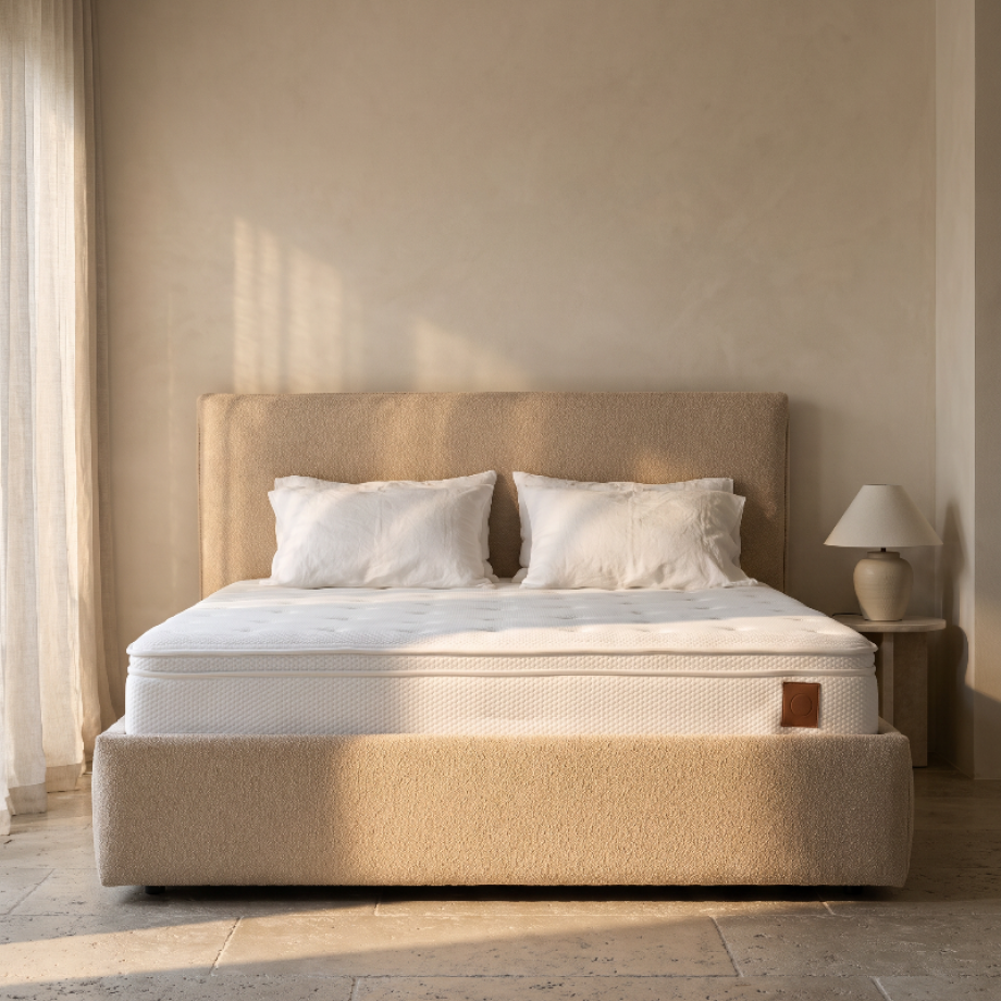 2-Persoons Boxspring Met Opbergruimte Modena - Taupe - Beige 180x200 Cm - - Inclusief Topper - Dekbed-Discounter.nl afbeelding 