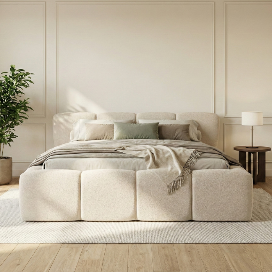 2-Persoons Boxspring Met Opbergruimte - Ostuni - Beige 160x200 Cm - - Inclusief Topper - Dekbed-Discounter.nl 2-Persoons Boxspring Met Opbergruimte - Ostuni - Beige 160x200 Cm - - Inclusief Topper - Dekbed-Discounter.nl afbeelding 1