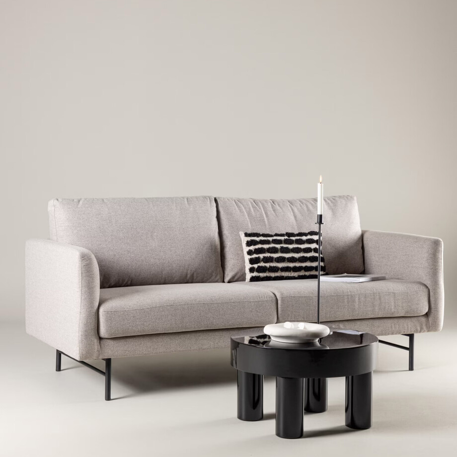 Nohr 3-zits Bank 'Sumit' kleur Bruin Melange afbeelding 1