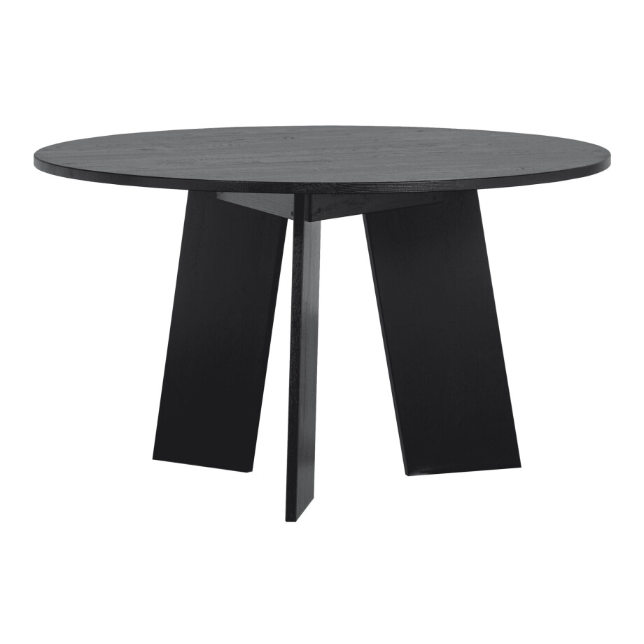 WOOOD Ronde Eettafel 'Fries' Eiken, 129cm afbeelding 