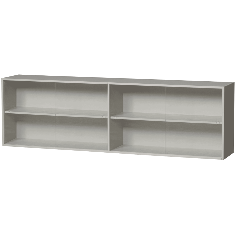 WOOOD Opzetkast 'Klink' t.b.v. TV-meubel Klink, Grenen, 200cm afbeelding 