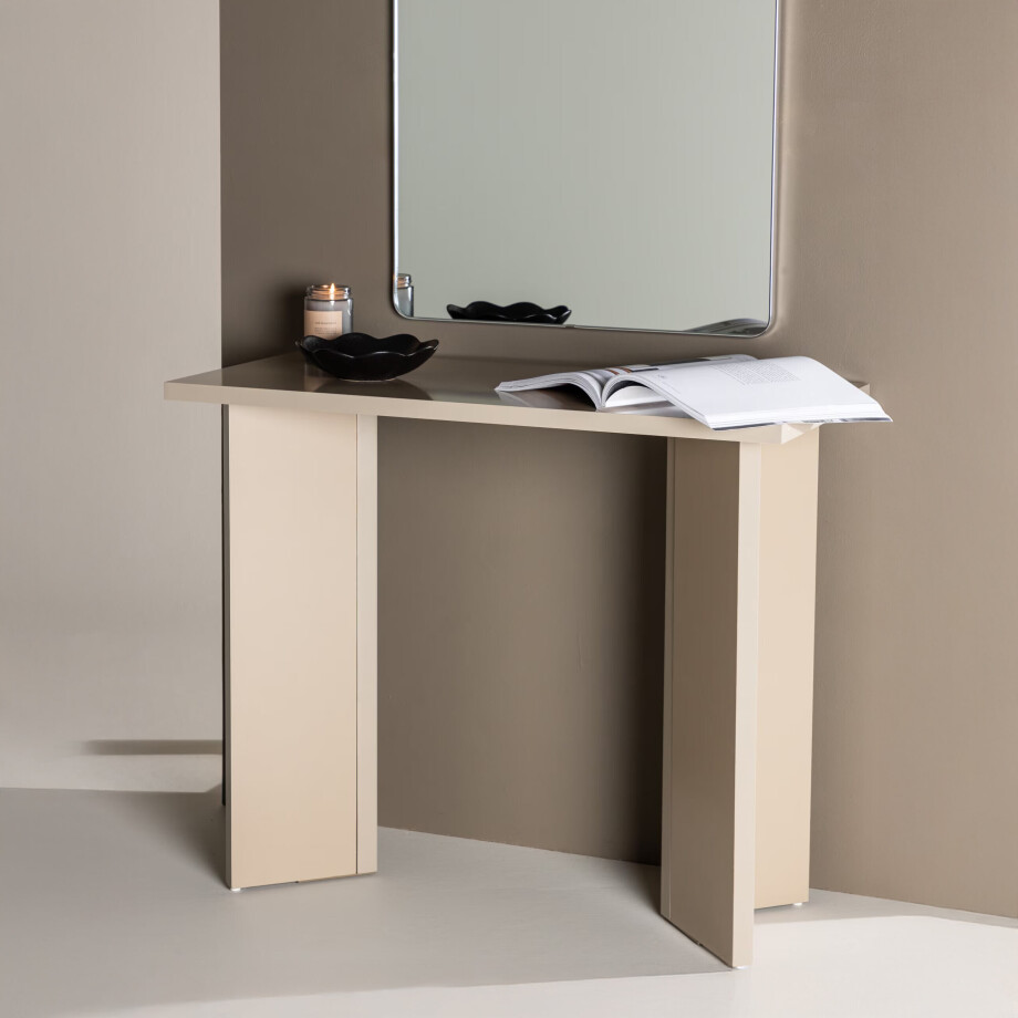 Nohr Sidetable 'Brand' 90cm, kleur Beige afbeelding 1