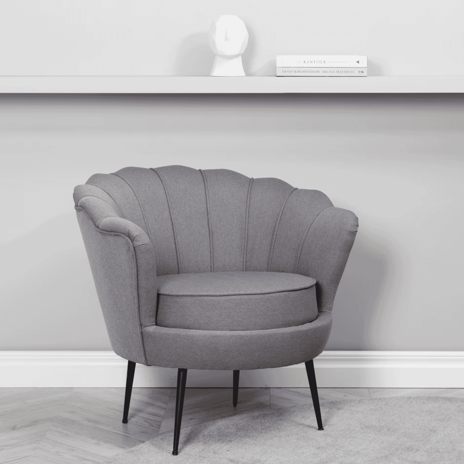 Nohr Fauteuil 'Yoni' kleur Grijs afbeelding 1