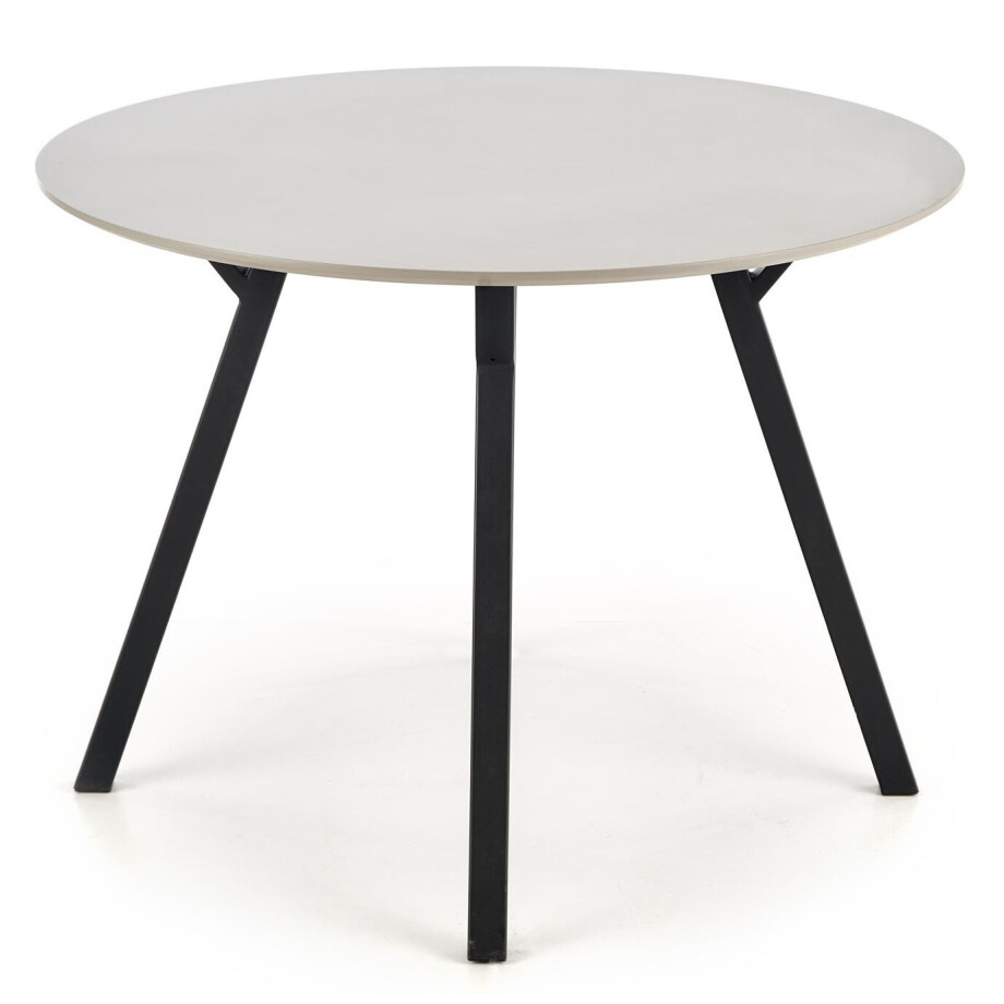 Ronde eettafel Balrog 100 cm breed in grijs Ronde eettafel Balrog 100 cm breed in grijs afbeelding 1