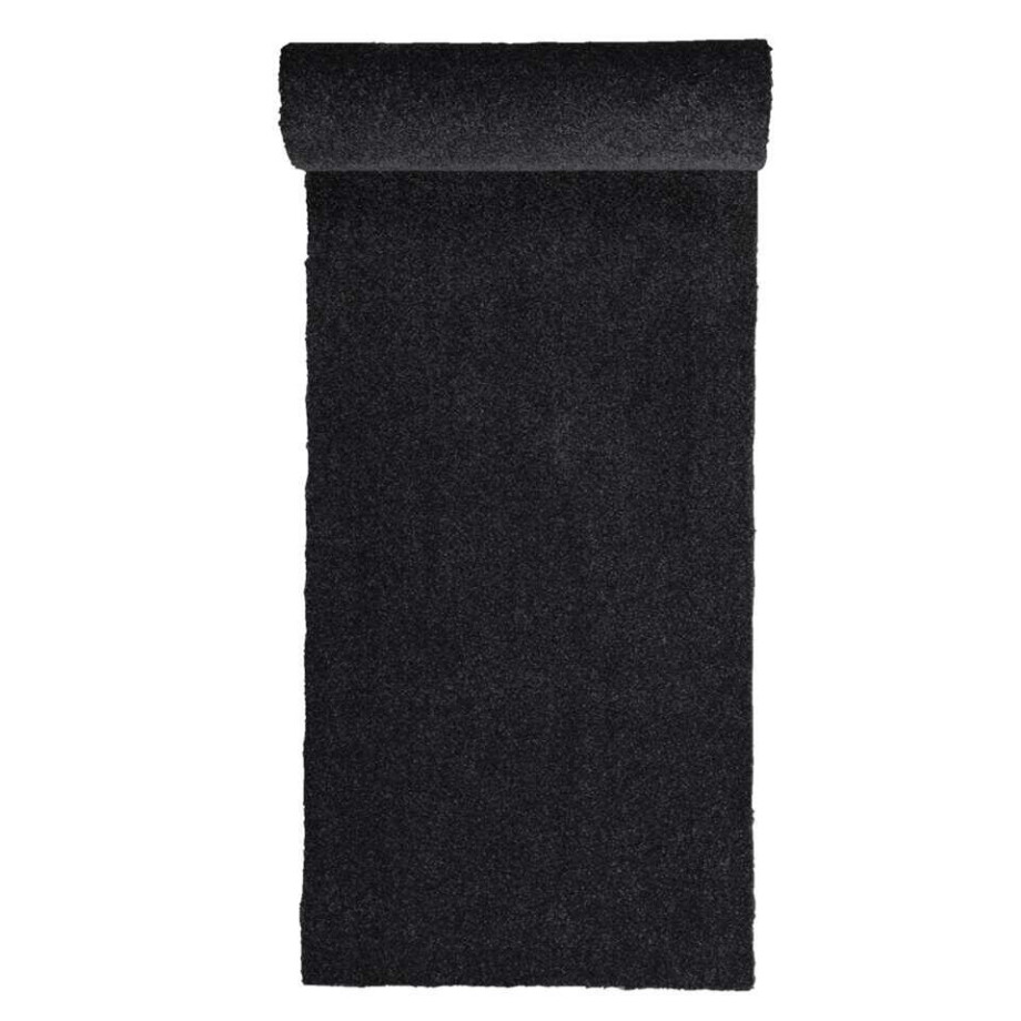 Leen Bakker - Tapijt Forest - Antraciet - Polypropyleen - Zwart - B400 Cm afbeelding 1