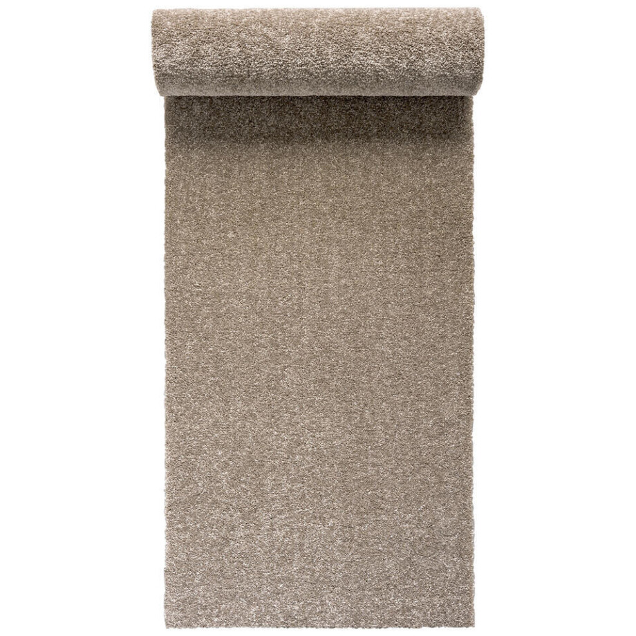 Leen Bakker - Tapijt Carousel - Polypropyleen - Taupe - B400 Cm afbeelding 1