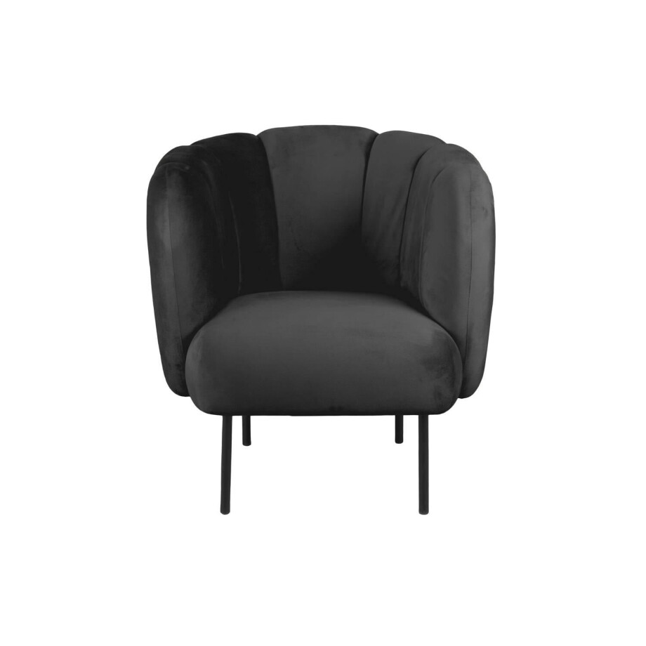 Fauteuil Tulip velvet | LEITMOTIV afbeelding 1