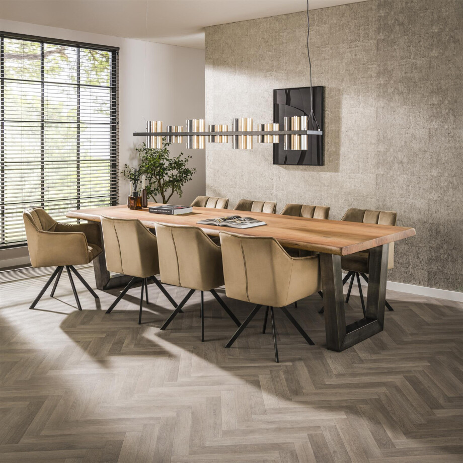 Eettafel 'Christopher' 300 x 100cm afbeelding 1