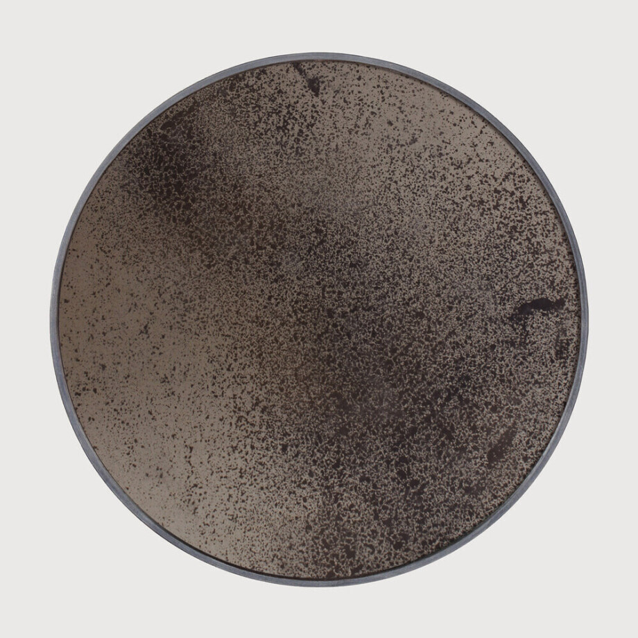 Ethnicraft Ronde Spiegel 'Aged' 121cm, kleur Brons afbeelding 1