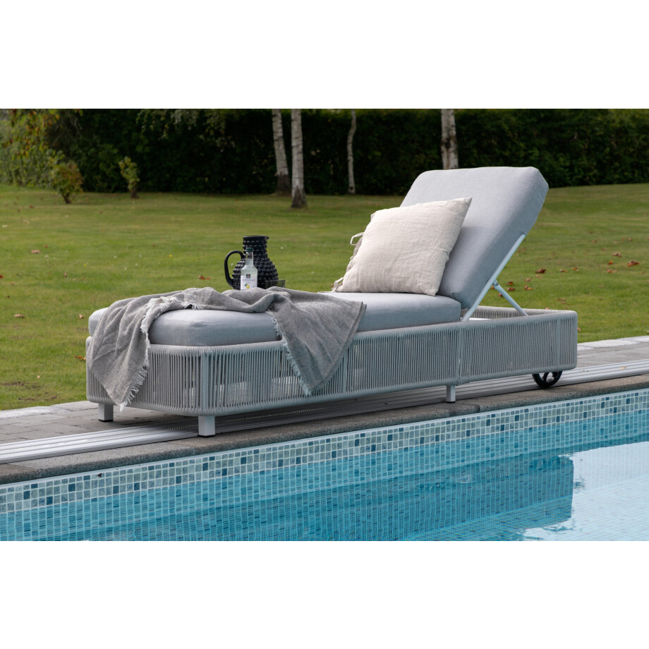 Nohr Ligbed 'Sauel' kleur Grijs/Wit Nohr Ligbed 'Sauel' kleur Grijs/Wit afbeelding 1