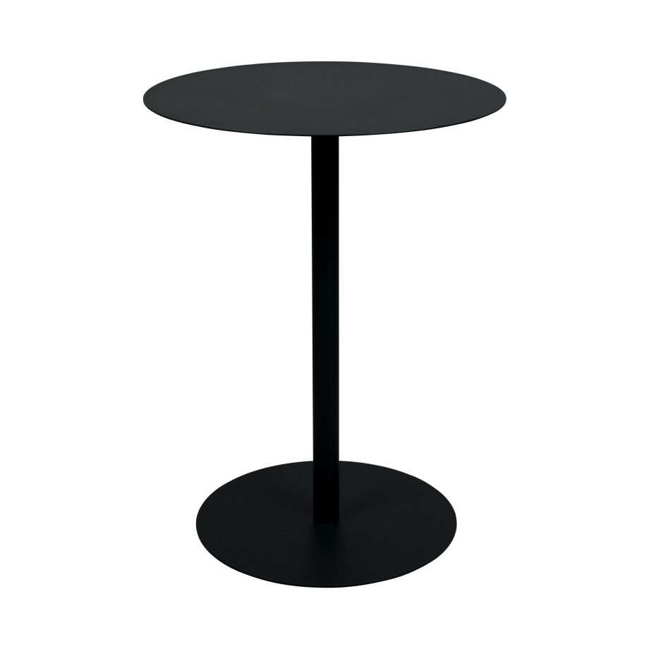 Zuiver Ronde Bistrotafel 'Snow' Staal, 57cm, kleur Zwart afbeelding 1