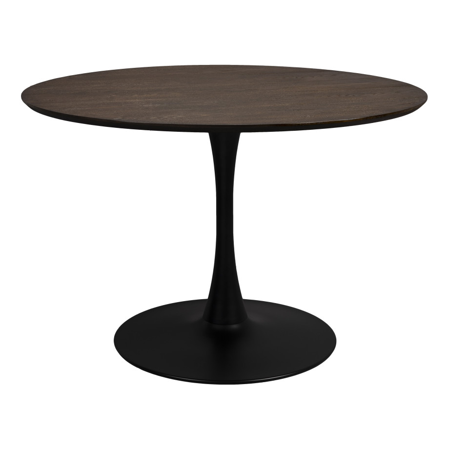 ZILT Ronde Eettafel 'Shandi' 110cm, kleur Bruin afbeelding 1