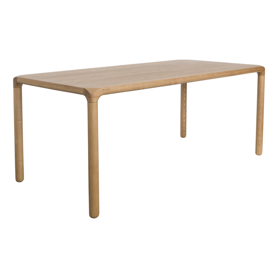 Zuiver Eettafel 'Storm' Essenhout, 160 x 90cm, kleur Naturel afbeelding 