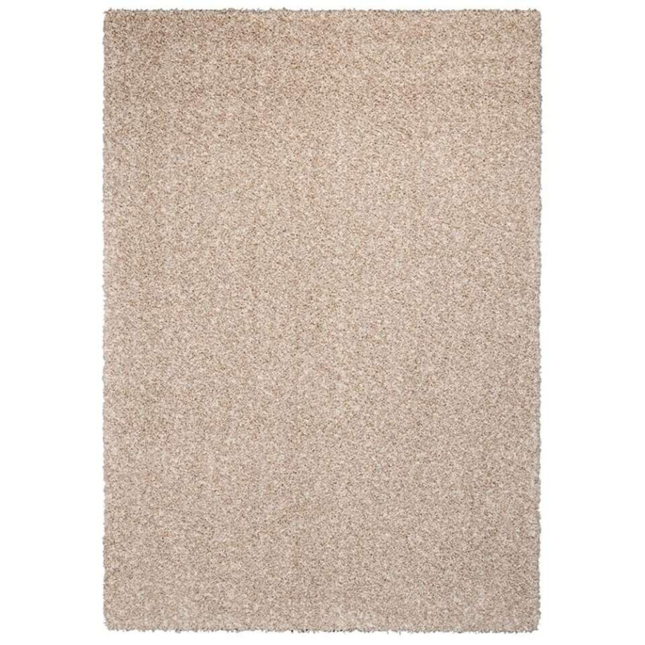 2e Halve Prijs Leen Bakker - Vloerkleed Domino - Crème - 160x230 Cm - Polypropyleen - Beige afbeelding 1