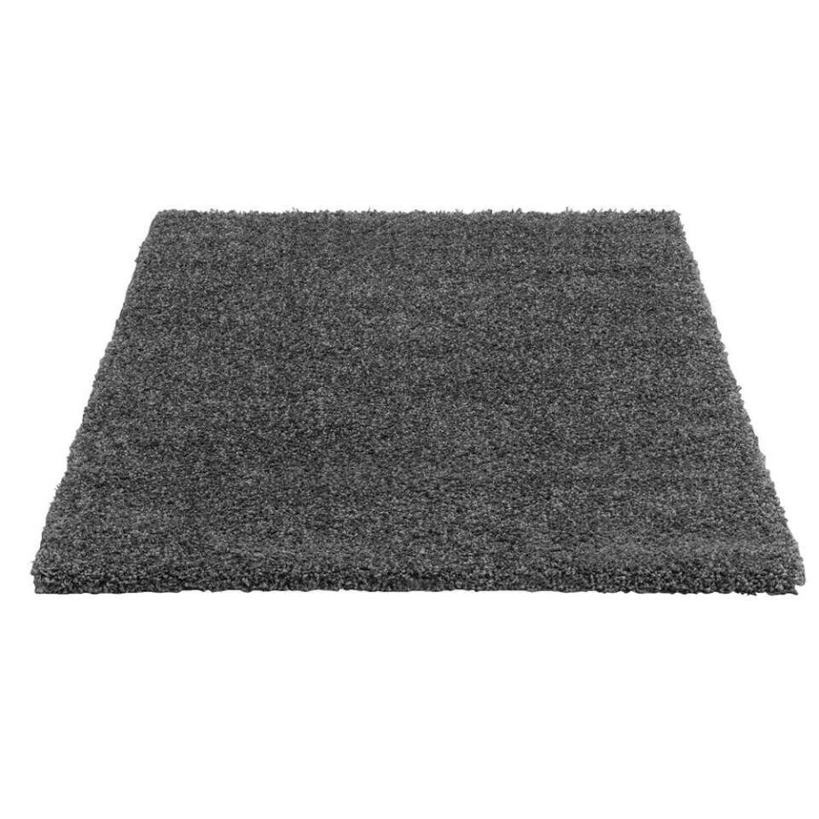 Leen Bakker - Vloerkleed Luxus - Antraciet - 160x230 Cm - Polypropyleen - Grijs afbeelding 1