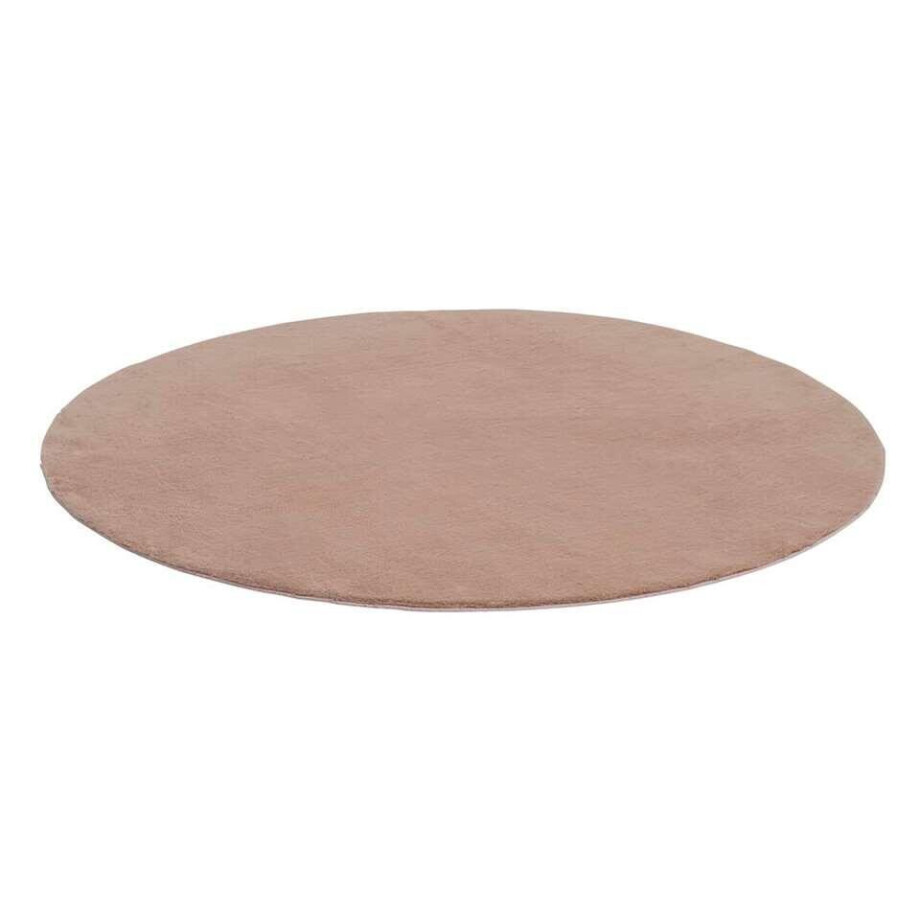 Leen Bakker - Vloerkleed Lilly - Blush -Ø2 - Polyester - Roze afbeelding 1