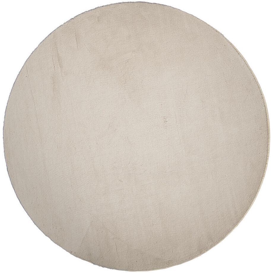 Leen Bakker - Vloerkleed Lilly - Off-white - Ø160 Cm - Polyester - Crème Leen Bakker - Vloerkleed Lilly - Off-white - Ø160 Cm - Polyester - Crème afbeelding 1