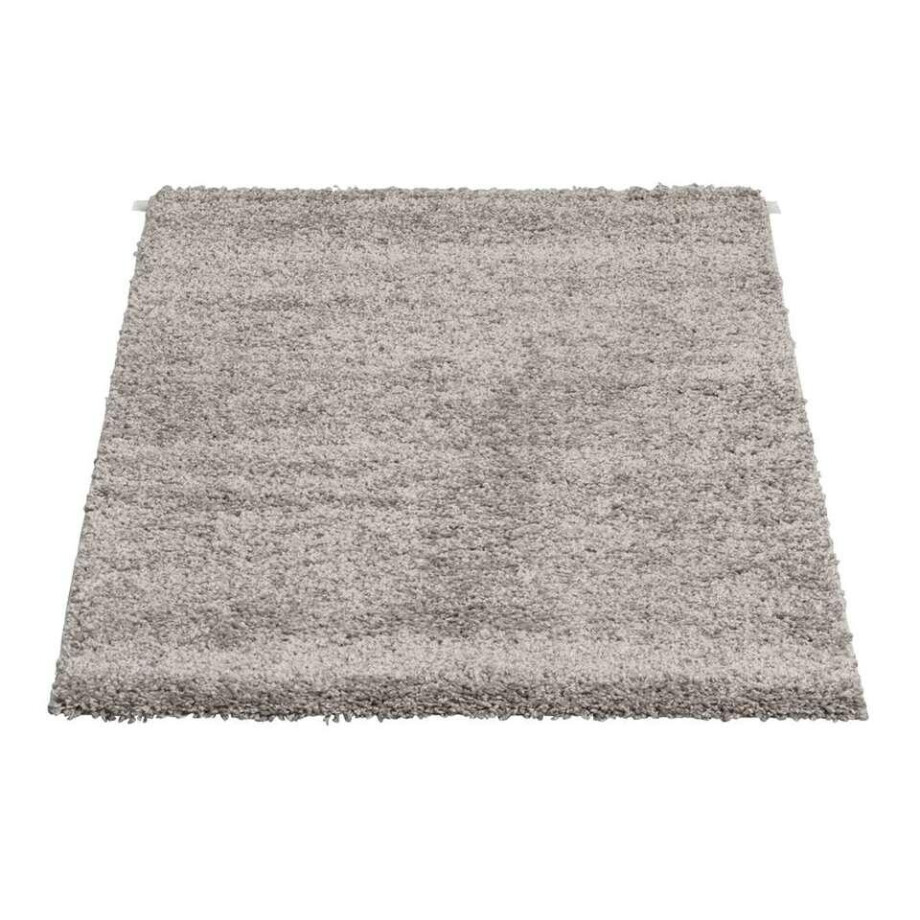 Leen Bakker - Vloerkleed Domino - 80x150 Cm - Polypropyleen - Grijs Leen Bakker - Vloerkleed Domino - 80x150 Cm - Polypropyleen - Grijs afbeelding 1