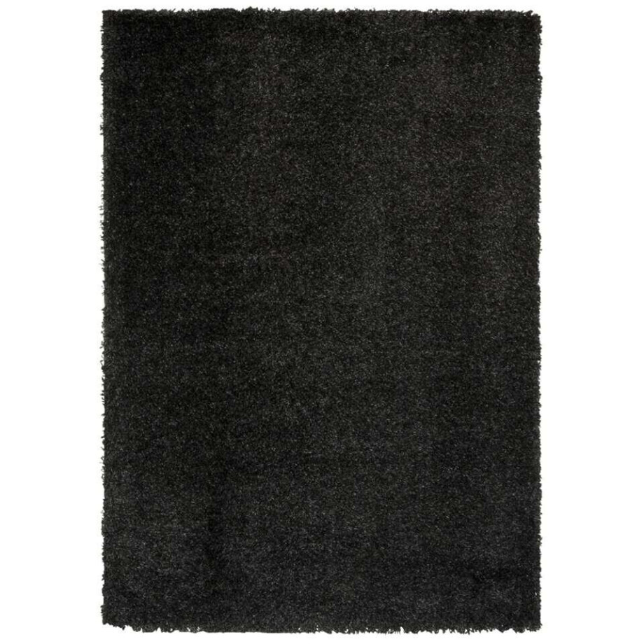 Leen Bakker - Vloerkleed Domino - Antraciet - 80x150 Cm - Polypropyleen - Grijs afbeelding 1