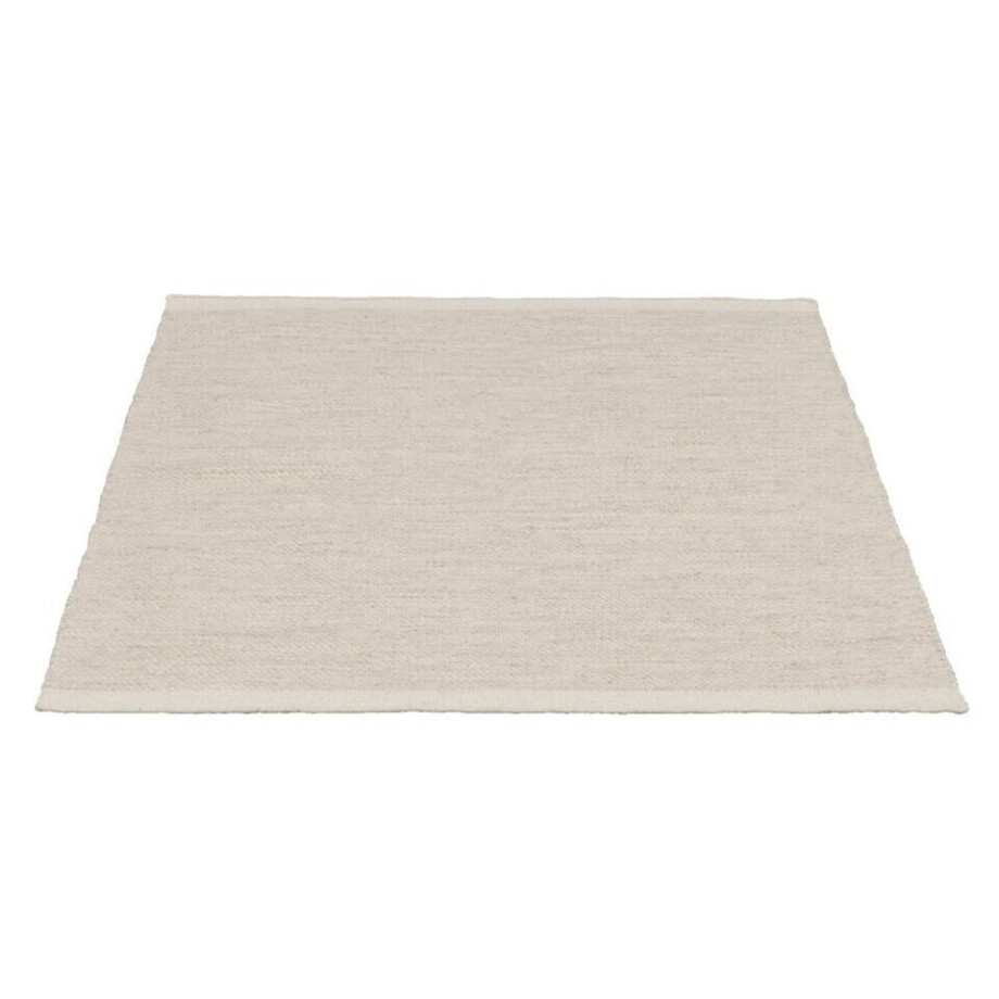 Leen Bakker - Vloerkleed Vara - Zand - 140x200 Cm - Katoen/Wol - Beige afbeelding 1