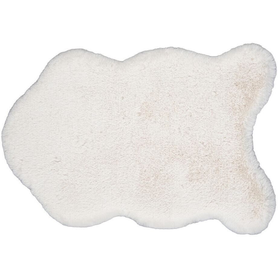 Leen Bakker - Vloerkleed Sabira - 60x90 Cm - Polyester - Crème afbeelding 1