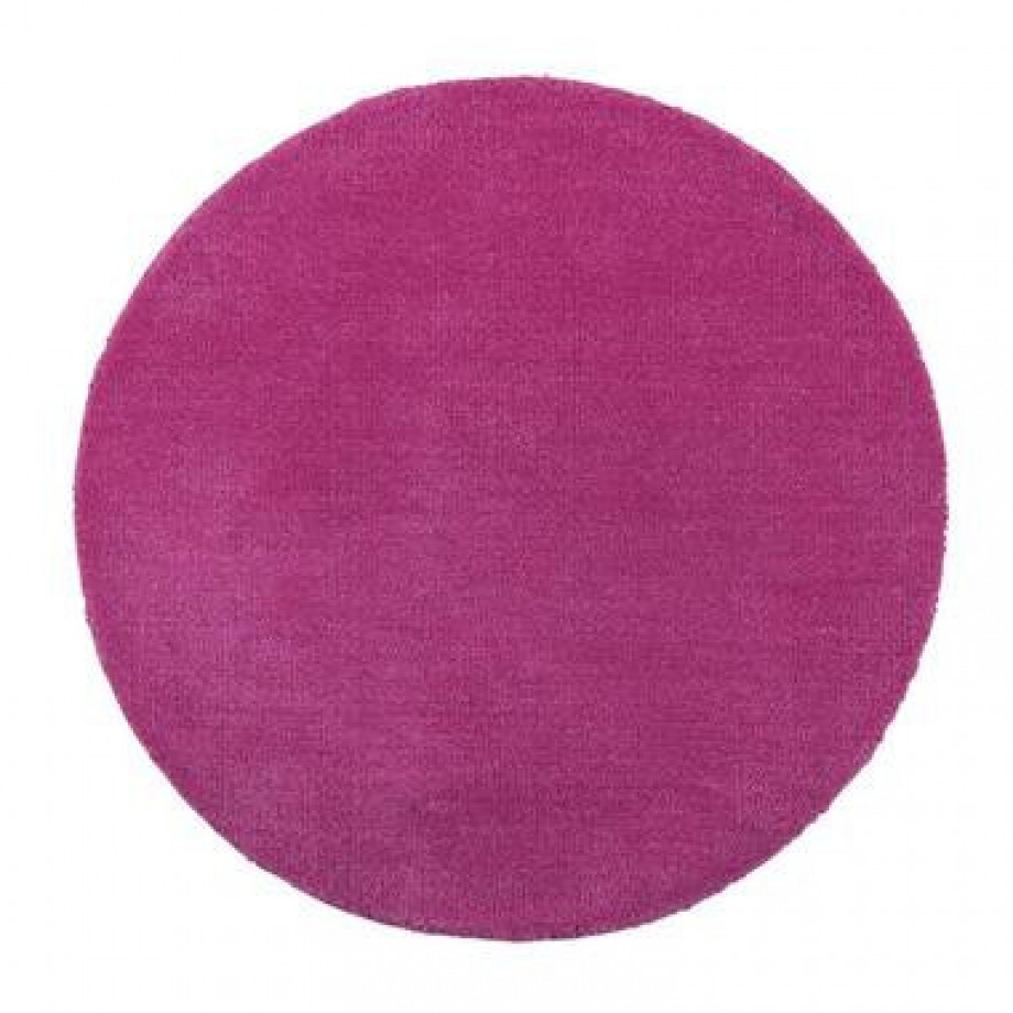 Vloerkleed Colours - fuchsia - Ø68 cm afbeelding 1