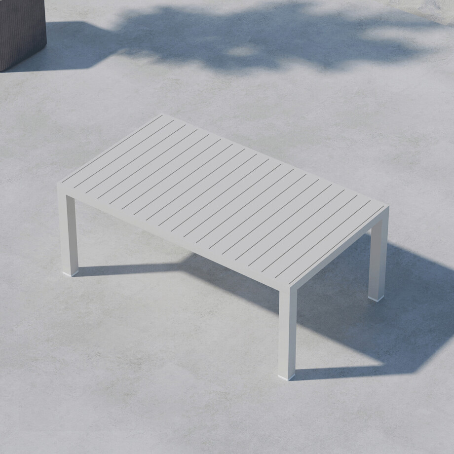 Nohr Loungetafel 'Lasheka' 120 x 70cm, kleur Beige afbeelding 1