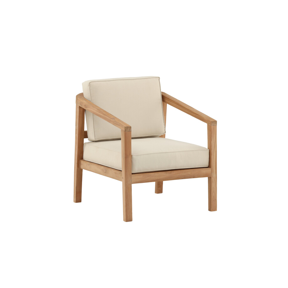 Nohr Zitkussen 'Amberia' t.b.v. Loungestoel Amberia, kleur Beige Nohr Zitkussen 'Amberia' t.b.v. Loungestoel Amberia, kleur Beige afbeelding 1