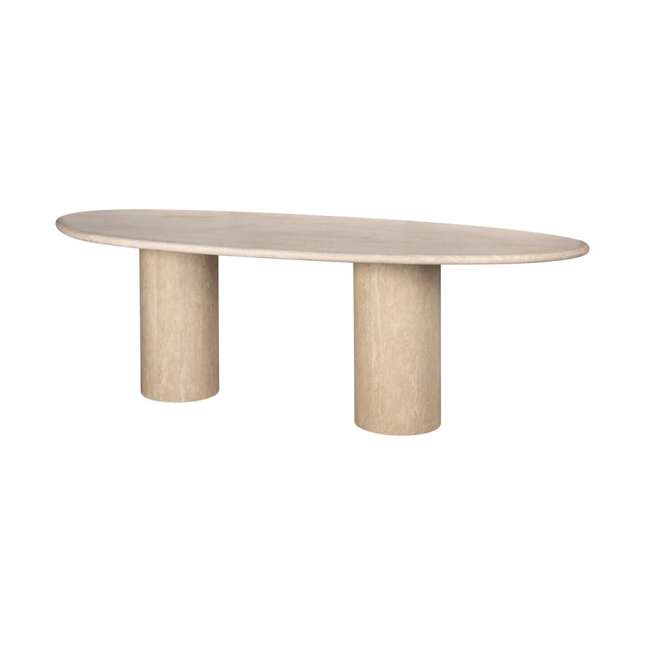 Richmond Organische Eettafel 'Renaissance' Travertin, 240 x 100cm afbeelding 1