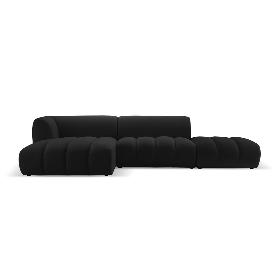 5-zits hoekbank Harry links open velvet | Micadoni afbeelding 1