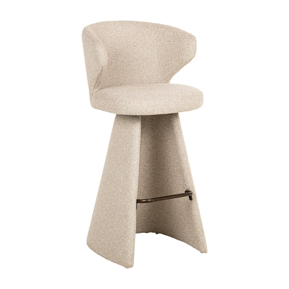 Richmond Barstoel 'Gatsbi' kleur Biscotti (zithoogte 75cm) afbeelding 1