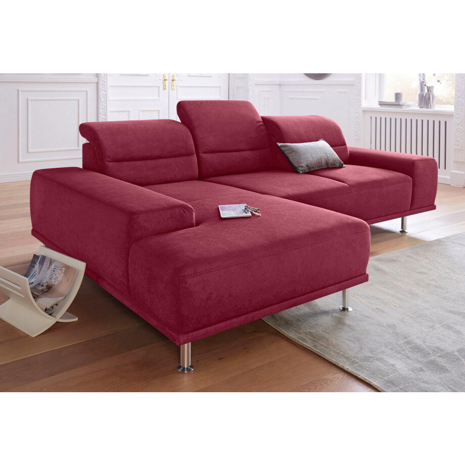 sit&more Hoekbank Mariola L-vorm met récamier en binnenvering, inclusief verstelbare zitdiepte afbeelding 1
