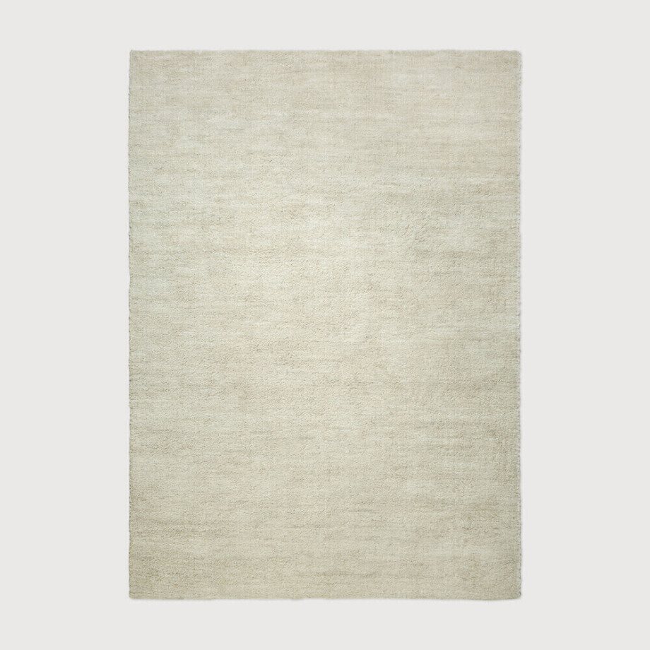 Ethnicraft Vloerkleed 'Dunes' Wol, 170 x 240cm, kleur Zand afbeelding 