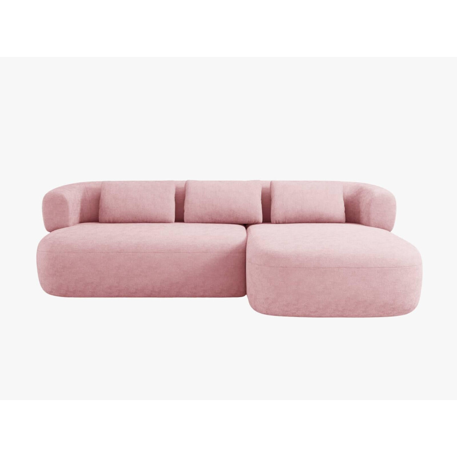 Hoekbank Jenny rechts chenille | Micadoni Home Hoekbank Jenny rechts chenille | Micadoni Home afbeelding 1
