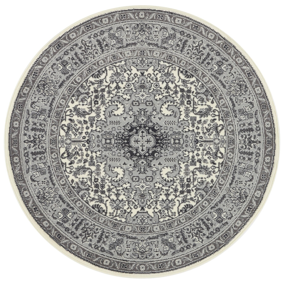 Vloerkleed Skazar Isfahan rond | Nouristan afbeelding 1