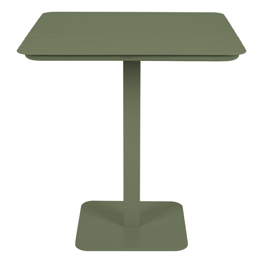 Zuiver Outdoor Bistrotafel 'Vondel' 71 x 71cm, kleur Groen Zuiver Outdoor Bistrotafel 'Vondel' 71 x 71cm, kleur Groen afbeelding 1