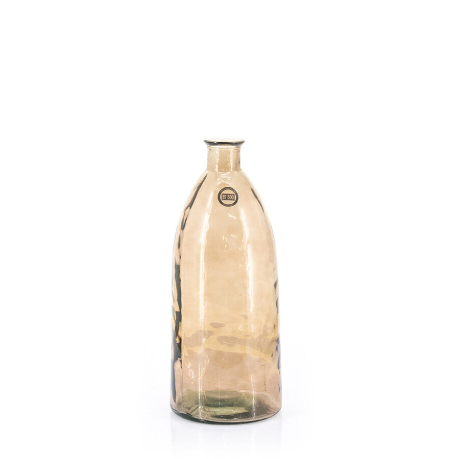 By-Boo Vaas 'Dali' Glas, 62cm, kleur Bruin afbeelding 1