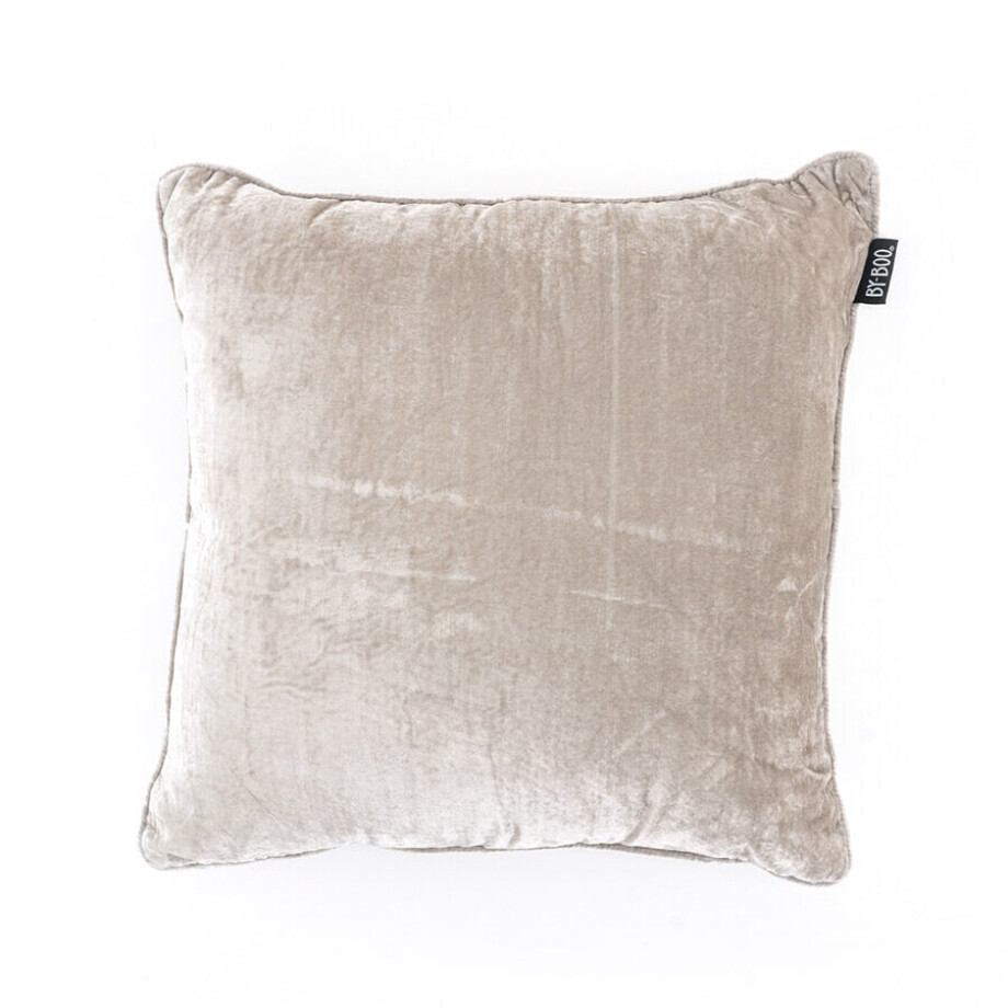 By-Boo Kussen 'Cami' 45 x 45cm, kleur beige By-Boo Kussen 'Cami' 45 x 45cm, kleur beige afbeelding 1