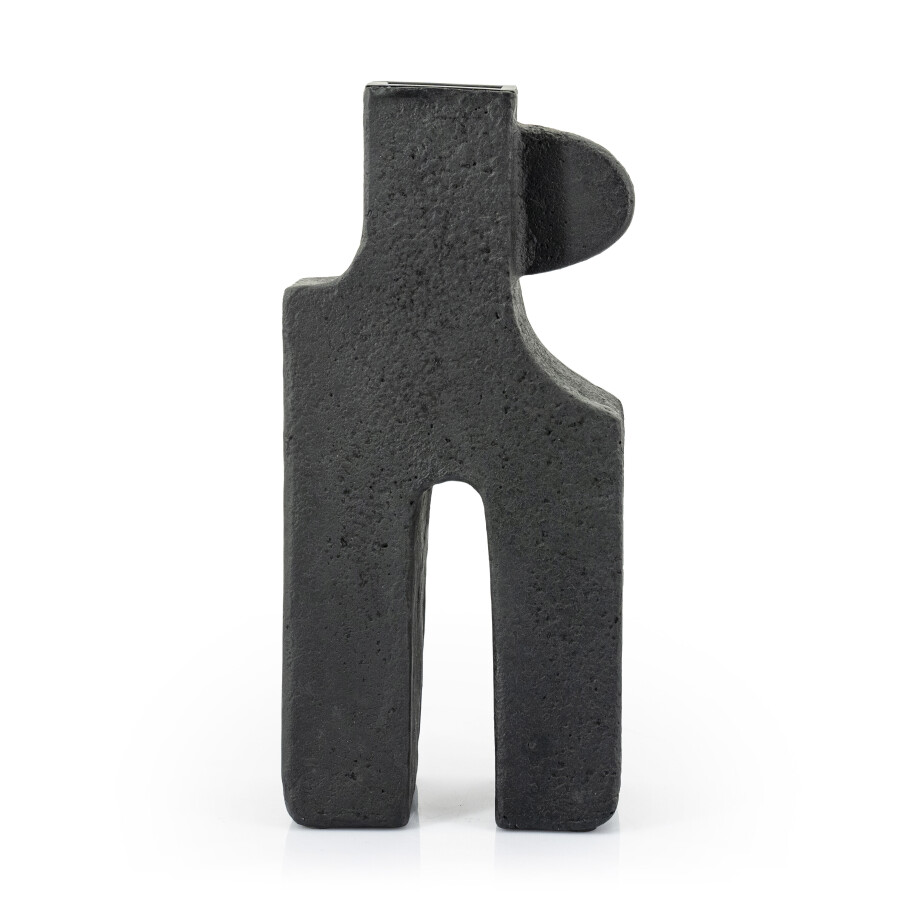 By-Boo Vaas 'Tribe' 54cm, kleur Zwart By-Boo Vaas 'Tribe' 54cm, kleur Zwart afbeelding 1