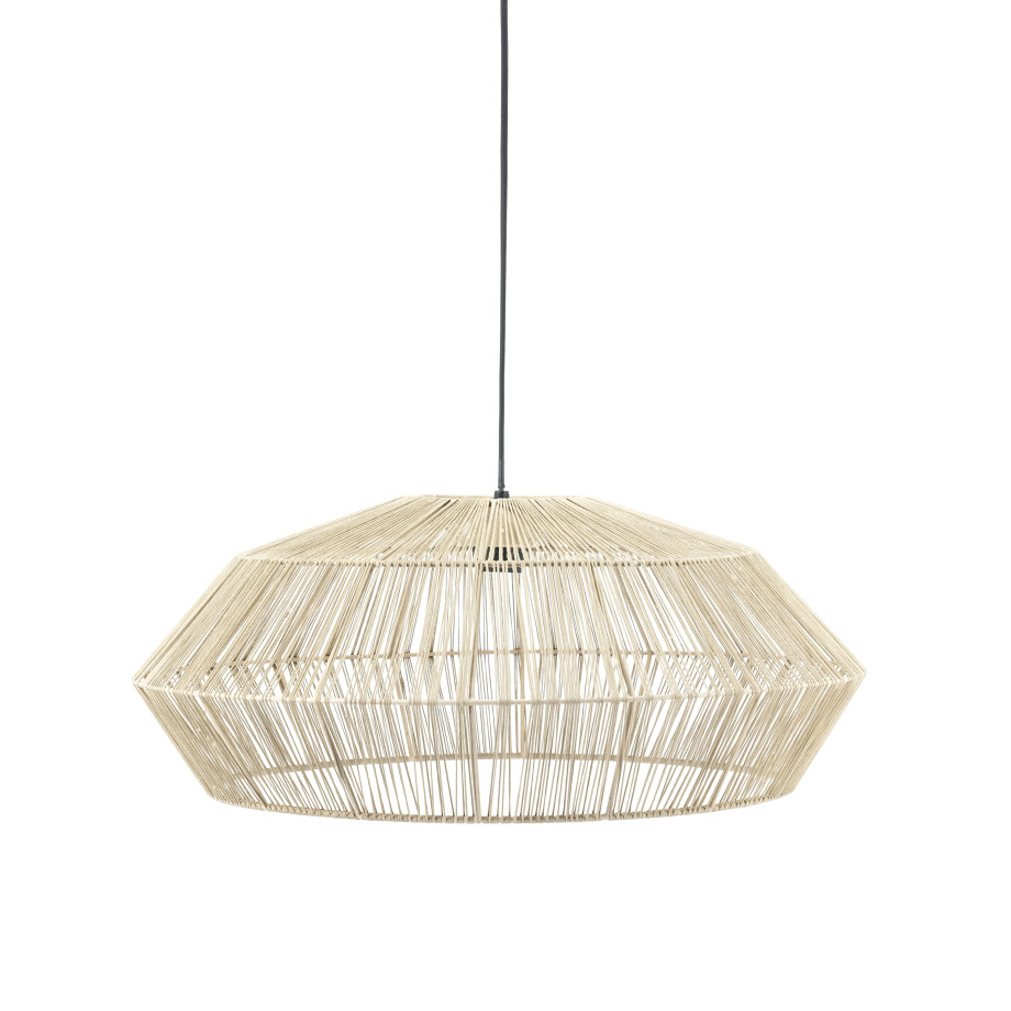 By-Boo Hanglamp 'Aya' 60cm, kleur Naturel afbeelding 1