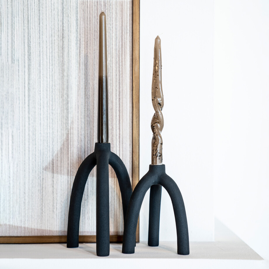 By-Boo Kaarshouder 'Twig' 16cm, kleur Zwart afbeelding 1