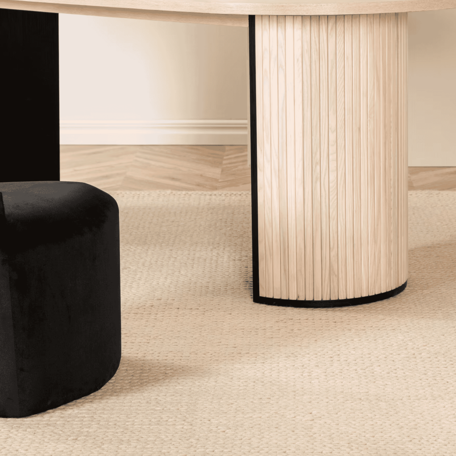 Nohr Vloerkleed 'Demetrious' Wol, 200 x 300cm, kleur Wit Nohr Vloerkleed 'Demetrious' Wol, 200 x 300cm, kleur Wit afbeelding 1