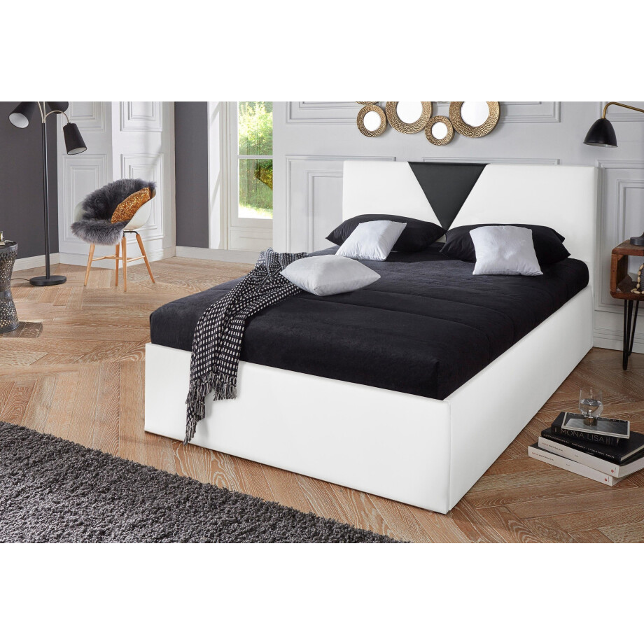 Westfalia Polsterbetten Gestoffeerd bed Malibu met bedkist bij uitvoering met matras afbeelding 1