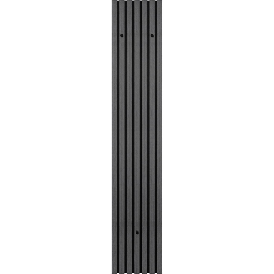 Kapstok - Trio Geve - Wandgarderobe - 25x160cm - Zwart - MDF afbeelding 1