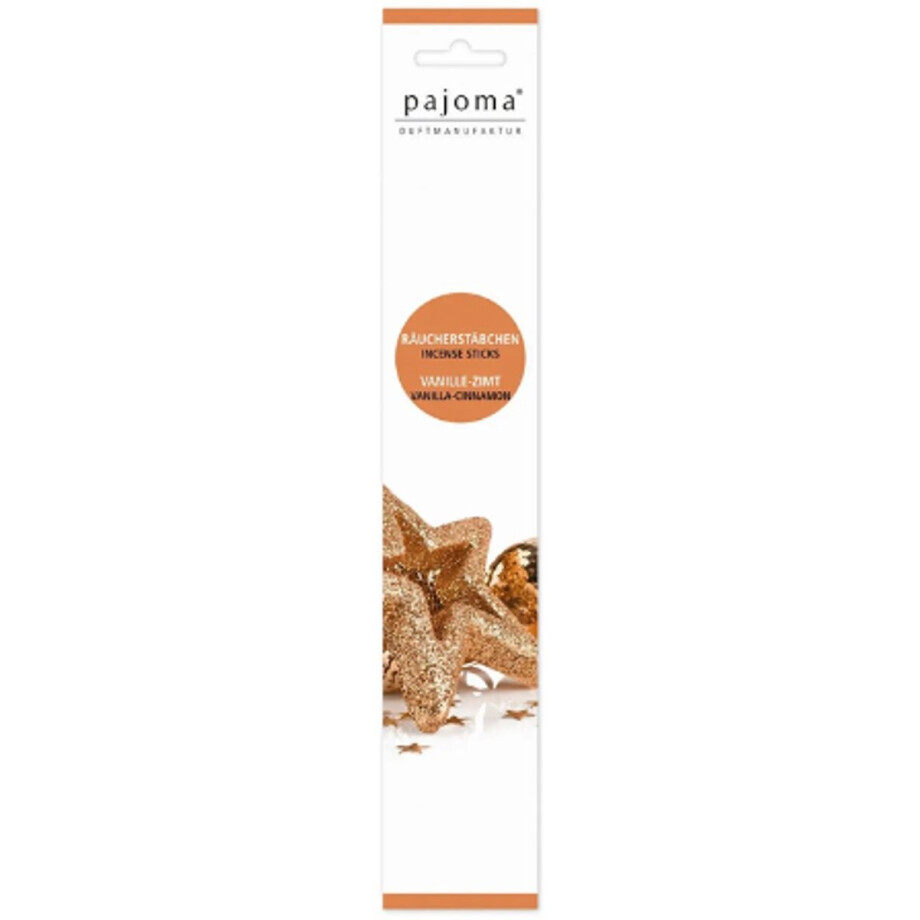 Kerst Wierookstokjes - Vanille & Kaneel - Pajoma | 1x 10 Stokjes - Kerstgeur | Wierook - Kerst & Winter Kerst Wierookstokjes - Vanille & Kaneel - Pajoma | 1x 10 Stokjes - Kerstgeur | Wierook - Kerst & Winter afbeelding 1